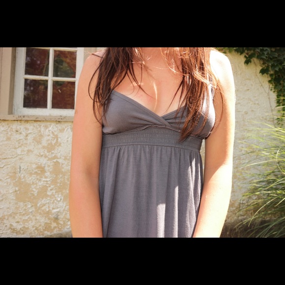 Gray Skater Dress - Picture 3 of 6